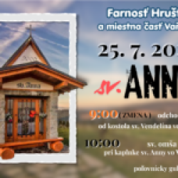 2026 Púť ku kaplnke sv. Anny (Vaňovka)