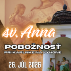 2026 Pobožnosť kaplnka sv. Anny (Hruštín)